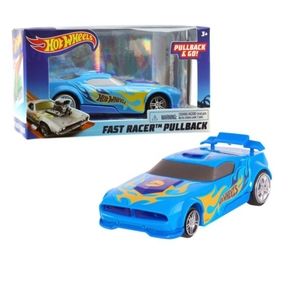 Hot Wheels Lot/2 Boys Pullback Racers Blue & Red Fast‎ Fish Cars
